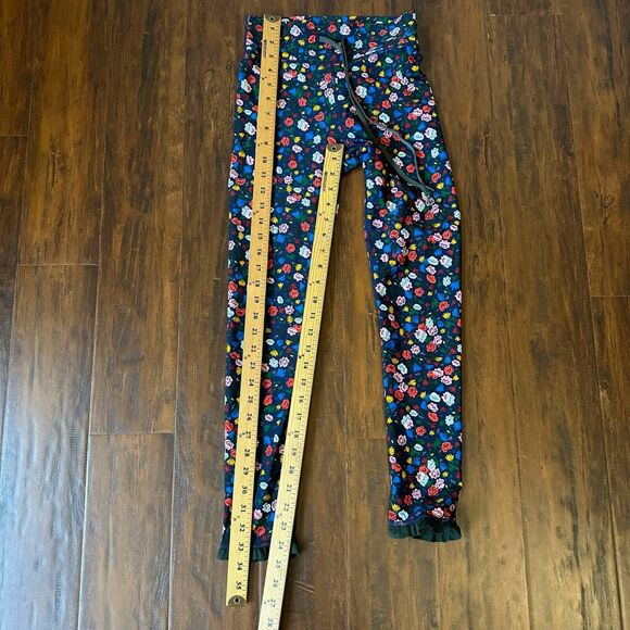 THE UPSIDE Royal Garden Midi Pant in Navy Multi Floral Print - Picture 12 of 13